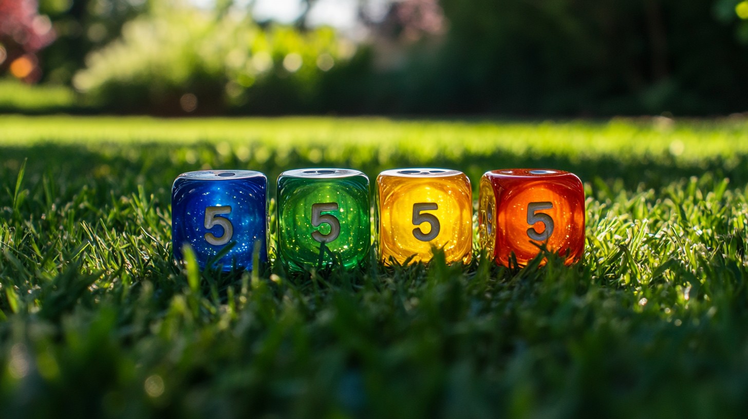 Free Colorful dice lineup Image - Colorful, Dice, Green | Download at ...