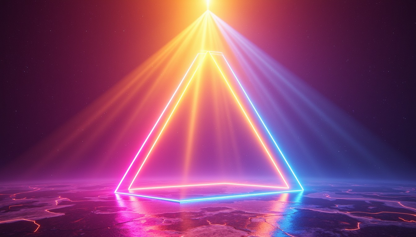 Neon Tryangle Free Prismatic Neon Triangle Image - Neon, Triangle, Prism | Download ...