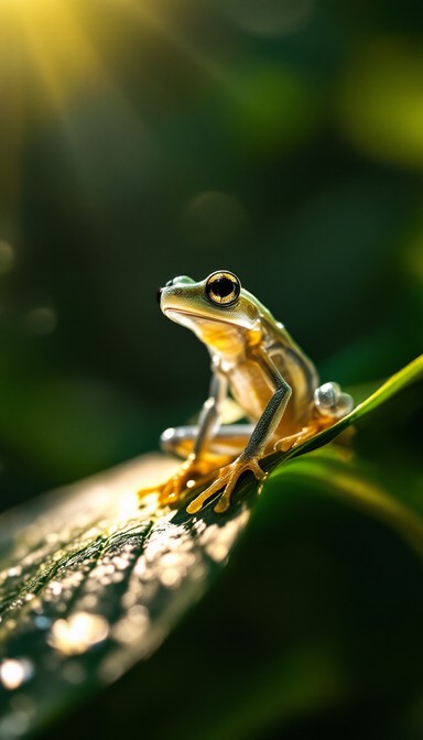 Translucenttree Frog Free Glowing Rainforest Amphibian Image - Frog, Rainforest, Amphibian ...