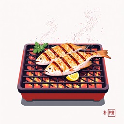 Free Sizzling Grilled Fish Image - Fish, Grilled, Seafood | Download at ...