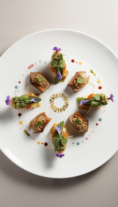 Free Elegant Gourmet Presentation Image - Gourmet, Elegant, Symmetrical ...