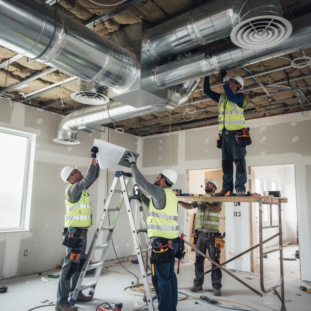 Free Ventilation System Installation Image - Construction, Ventilation ...