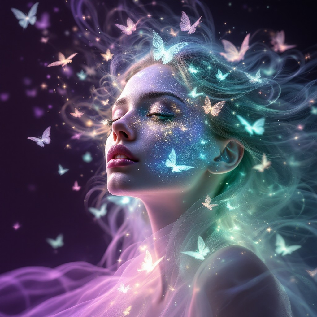Free Butterfly Dream Portrait Image - Fantasy, Ethereal, Butterflies ...