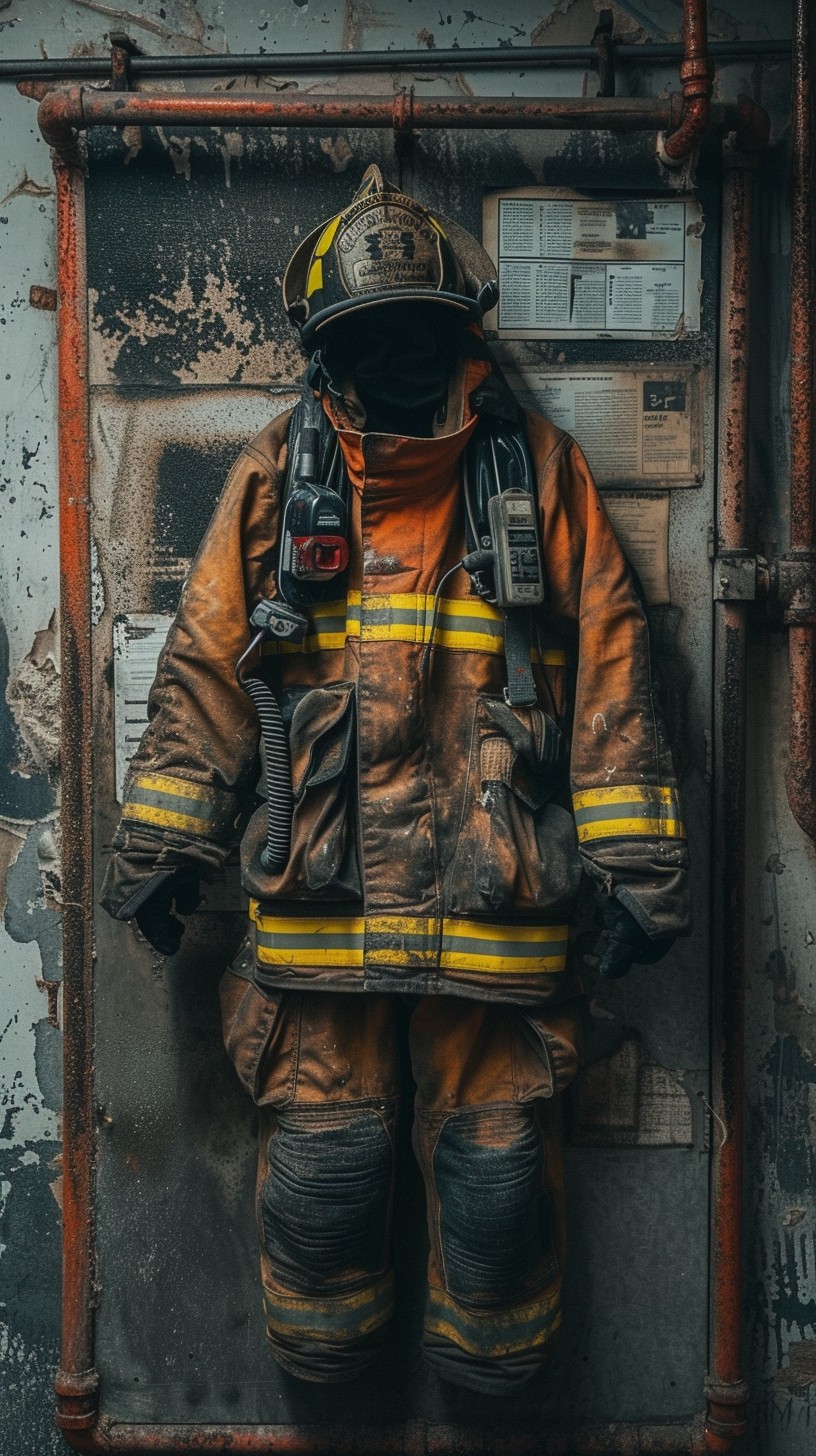 Free Brave Firefighter Ready Image - Firefighter, Gear, Protection ...