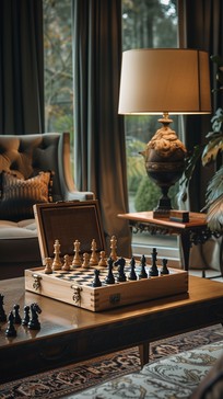 Free Elegant Chess Setup Image - Elegance, Chess, Library | Download at ...