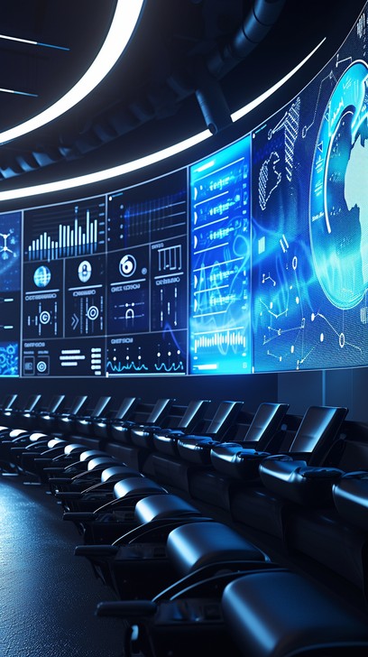Free Futuristic Control Room Image - Futuristic, Technology, Control ...