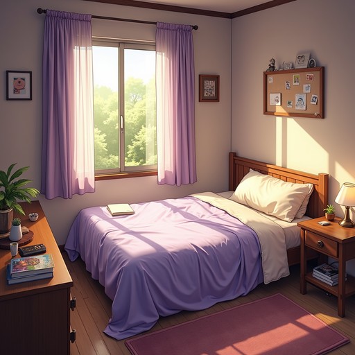 Free Cozy Anime Bedroom Image - Anime, Manga, Illustration | Download ...