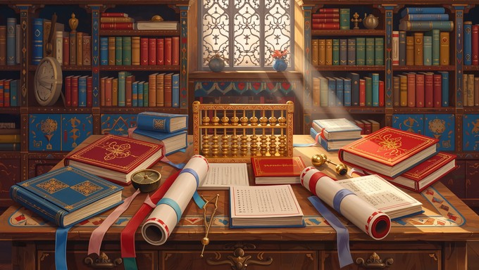 Scientists Workspace Renaissance Free Scholar's Organized Workspace Image - Workspace, Scholar ...