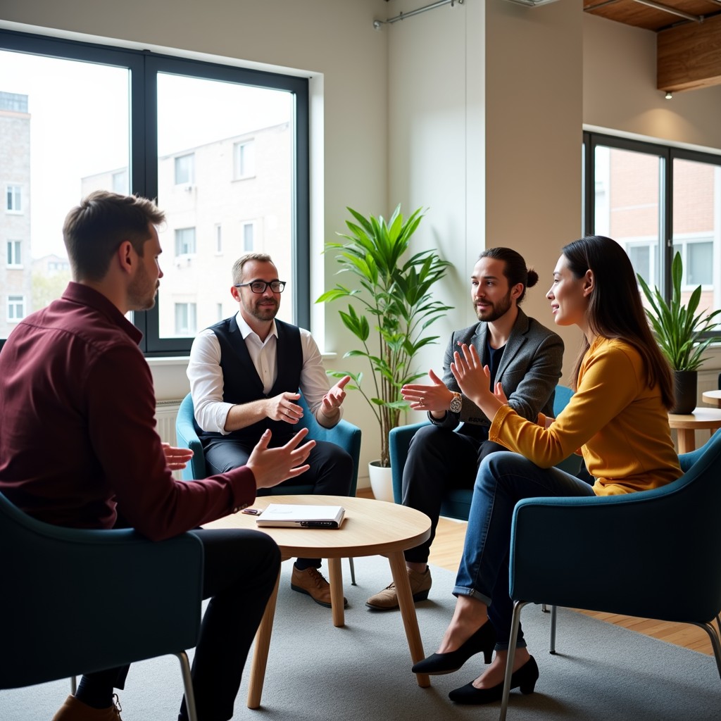 Free Collaborative business discussion Image - Meeting, Collaboration ...