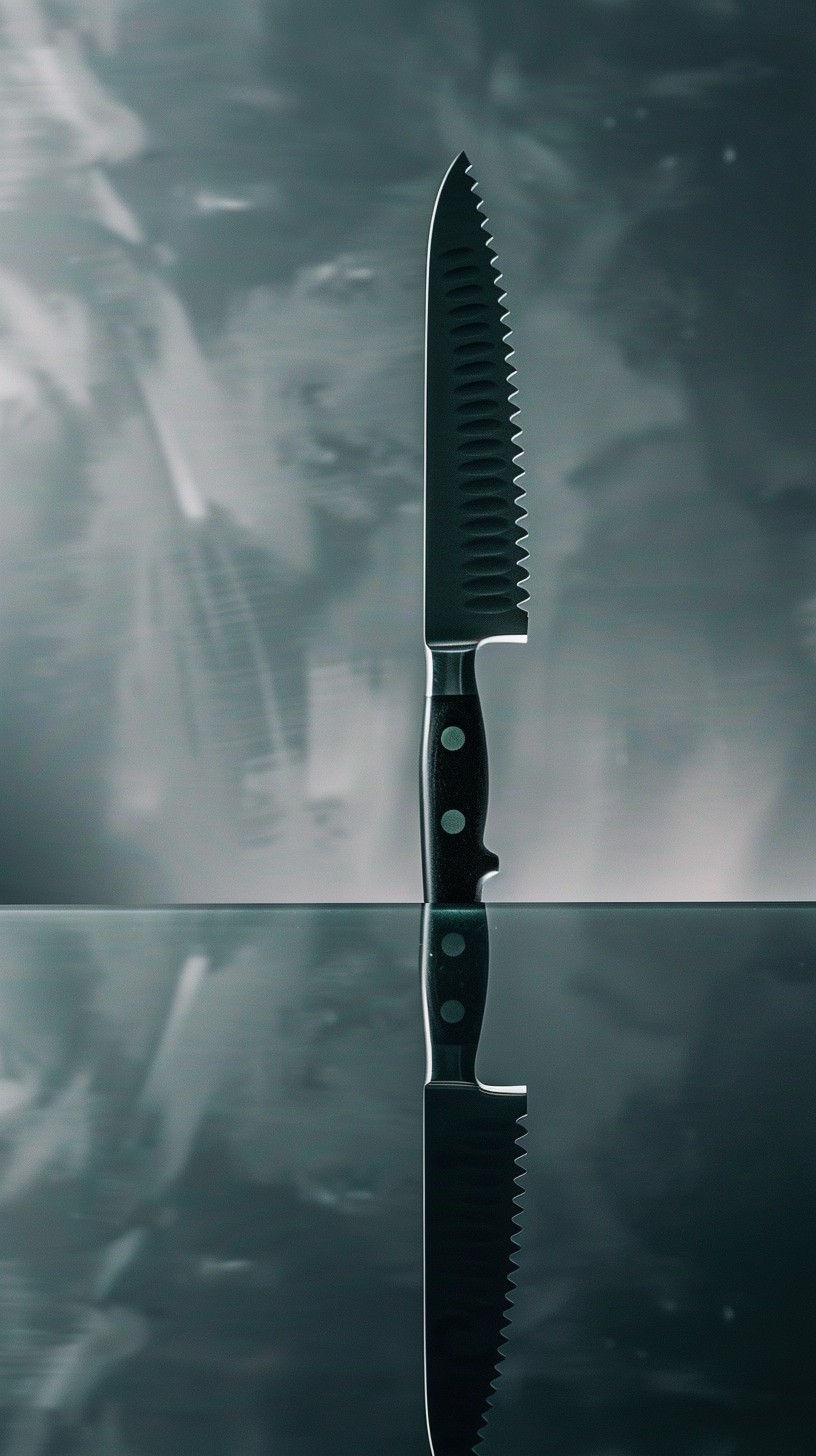 Free Reflective Knife Art Image - Knife, Reflection, Serrated ...