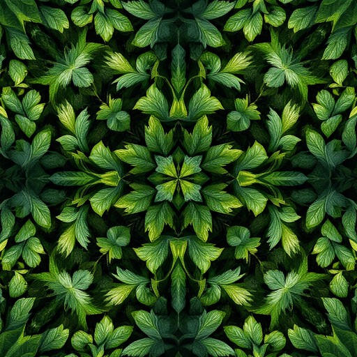 Free Kaleidoscopic Leaf Pattern Image - Leaf, Geometric, Pattern ...