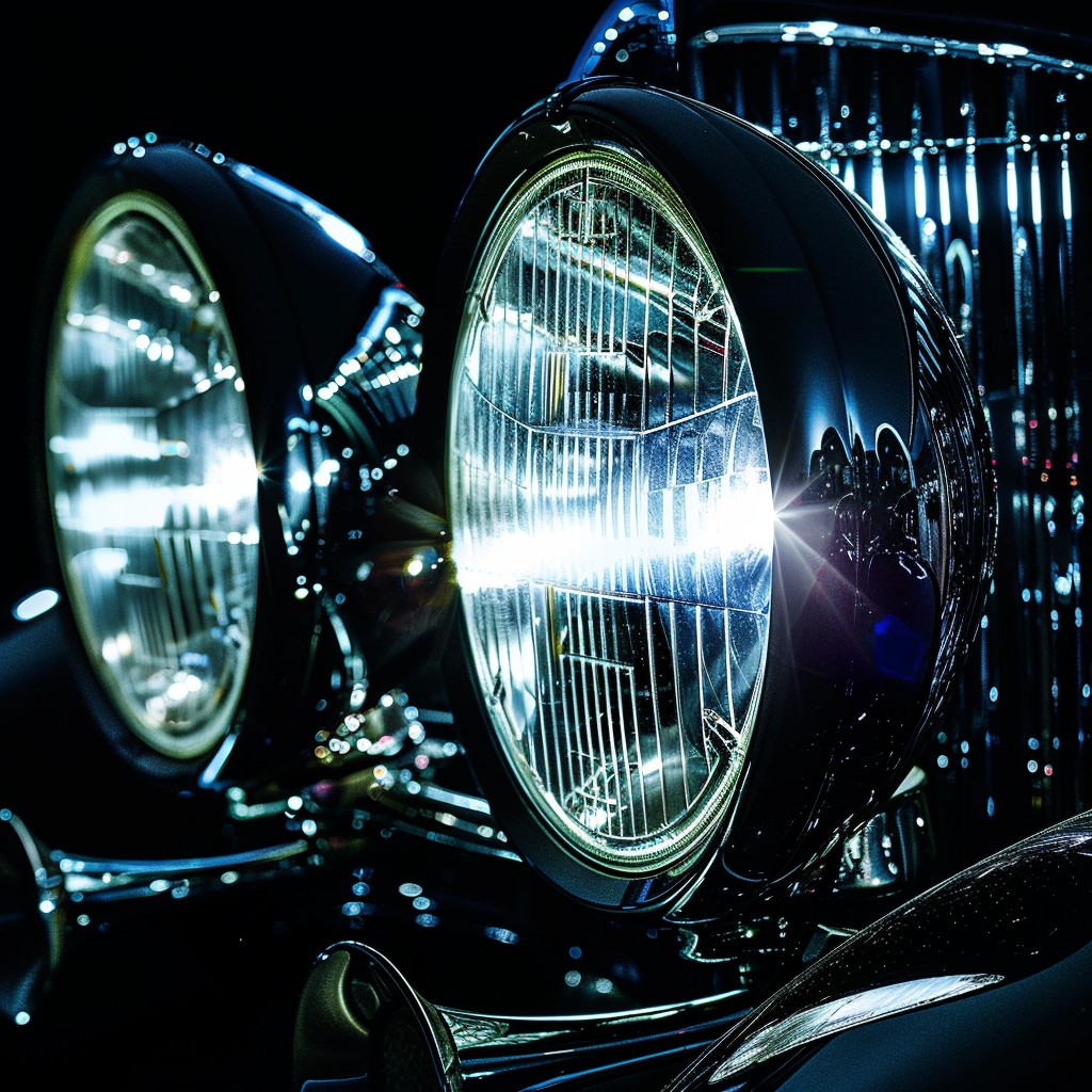 Free Classic Car Headlights Image - Headlights, Vintage, Chrome ...