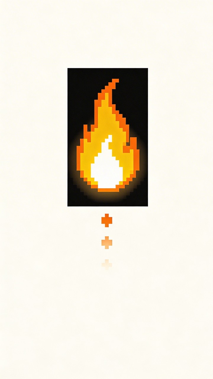 Free Rising Pixel Flame Image - Flame, Fire, Pixel | Download at StockCake
