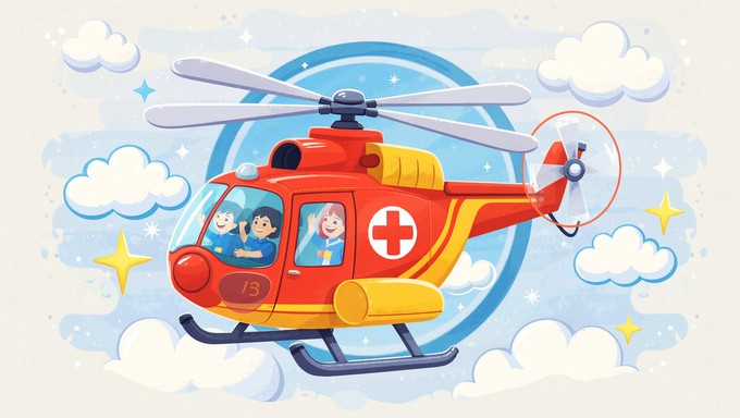Free Rescue Helicopter Hero Image - Helicopter, Rescue, Illustration ...