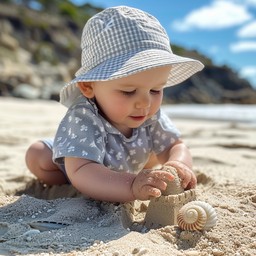 Free Beach Baby Bliss Image - Toddler, Beach, Sand | Download at StockCake