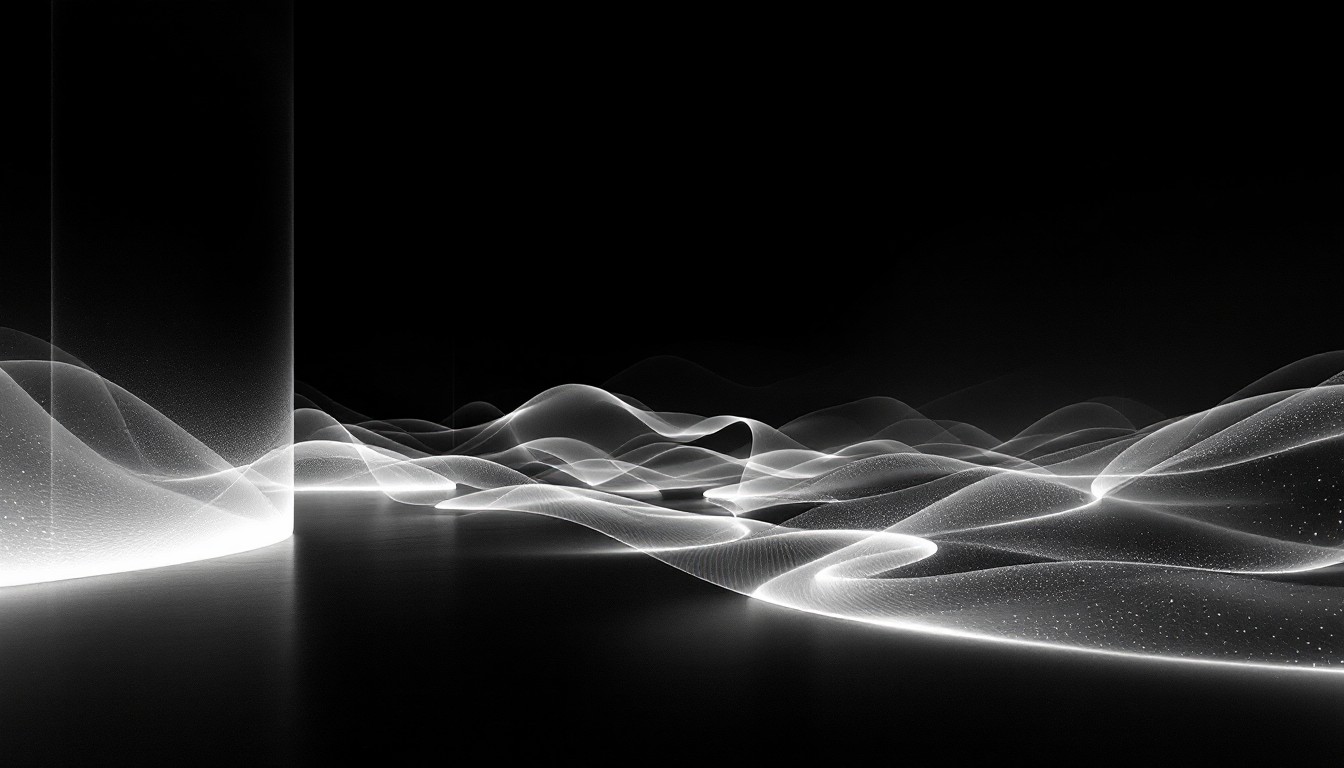 Free Flowing Light Geometry Photo - Abstract, Minimal, Monochromatic ...