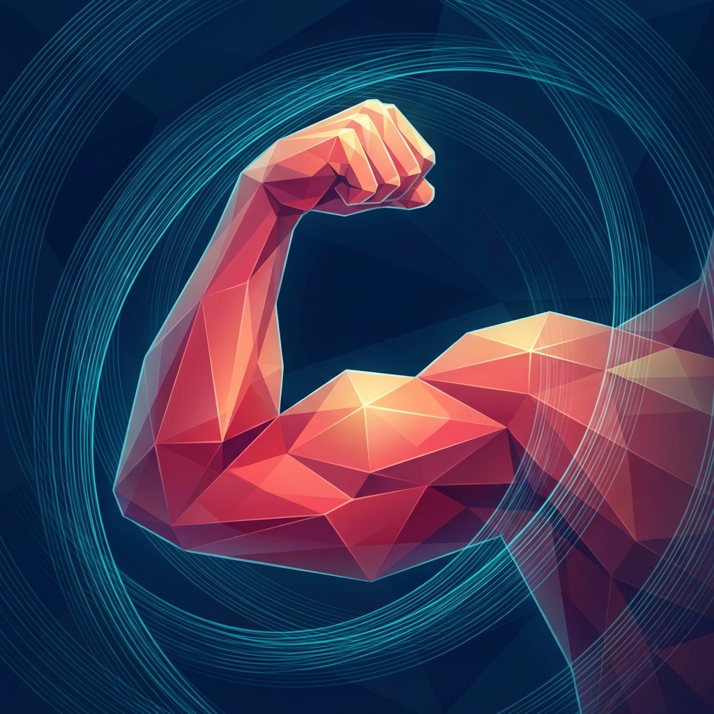 Free Geometric Strength Visualization Image - Strength, Power, Fitness ...