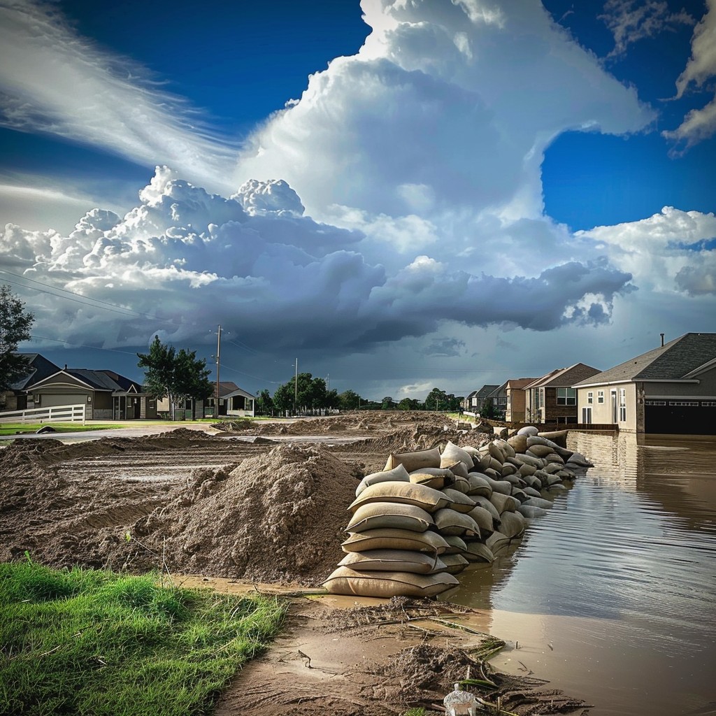 Free Storm Preparation Scene Image - Storm, Clouds, Houses | Download ...
