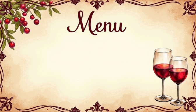 Free Elegant French Menu Image - Menu, French, Watercolor | Download at ...