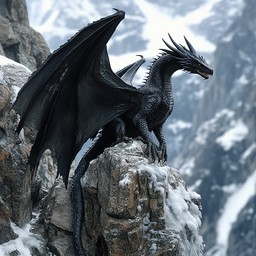 Free Majestic mountain dragon Image - Dragon, Mountain, Snow | Download ...