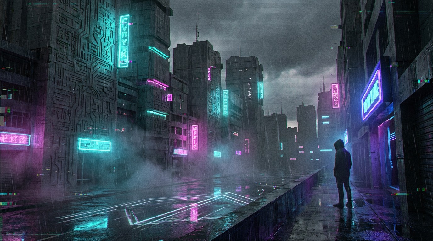 Free Neon Rain Dystopia Image - Cyberpunk, Dystopian, Neon | Download ...