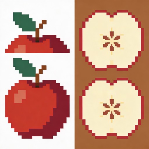 Free Apple Pixel Art Image - Pixel, Apple, Fruit | Download at StockCake
