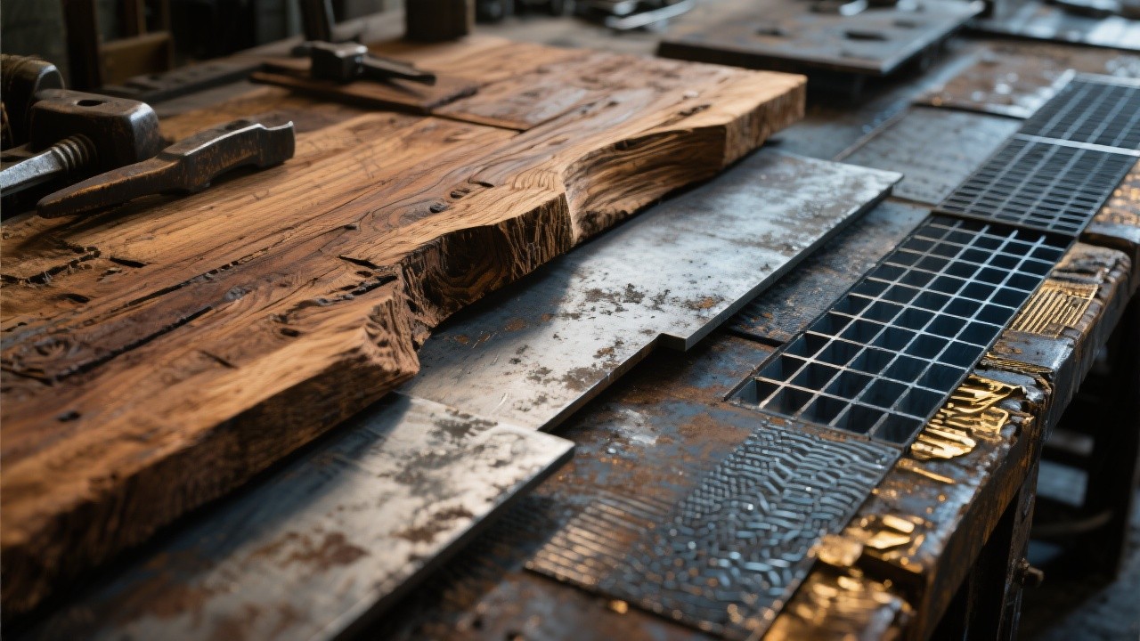 Free Weathered workshop textures Image - Workbench, Wood, Metal ...