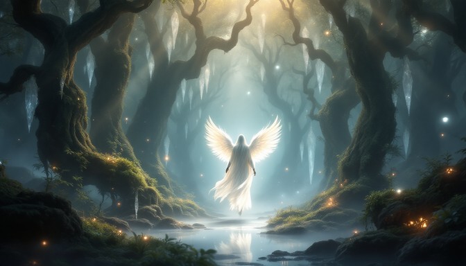 Free Ethereal Guardian Emerges Image - Ethereal, Mysterious, Celestial ...