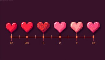 Free Pixel Heart Evolution Image - Pixelart, Hearts, Evolution ...