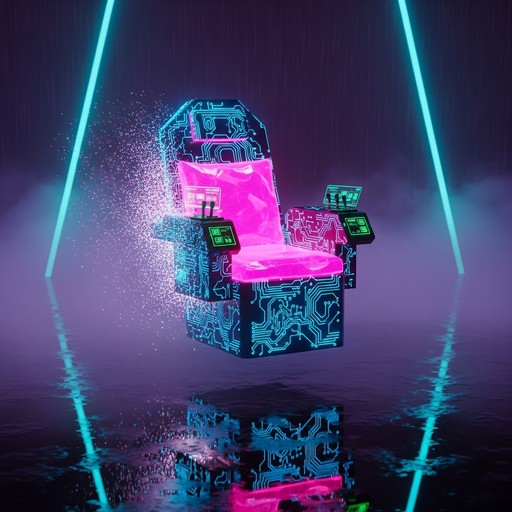 Free Neon Floating Throne Image | Download at StockCake