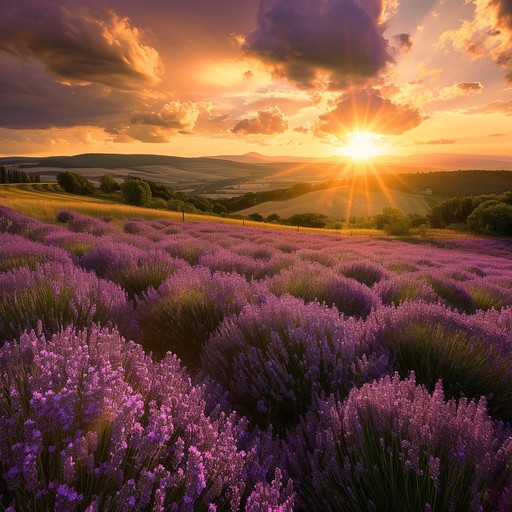 Free Lavender Sunset Glow Image - Sunset, Lavender, Fields | Download ...
