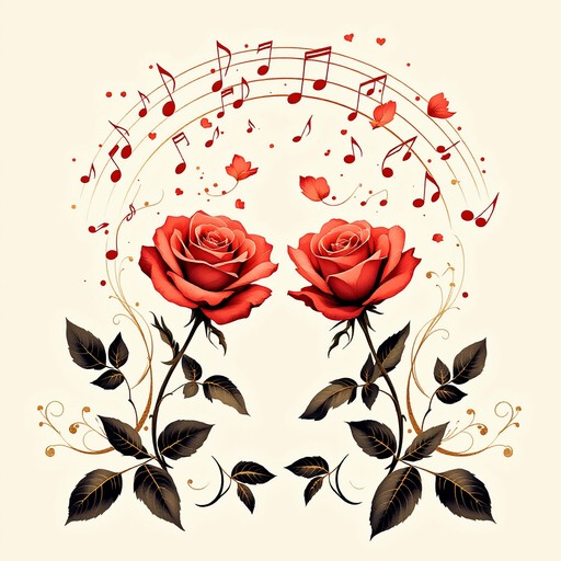 Musical Note Roses Free Musical Rose Symphony Image - Roses, Music, Illustration ...