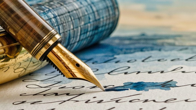 Magnificent Writing Free Golden Manuscript Writing Image - Manuscript, Calligraphy ...