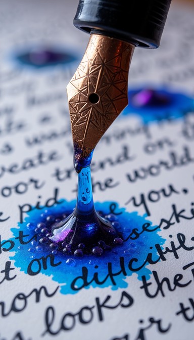 Free Defying Gravity Ink Image - Ink, Pen, Writing | Download at StockCake