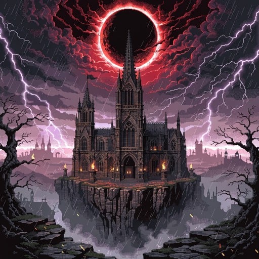 Free Gothic Eclipse Cathedral Image - Pixel, Gothic, Cathedral ...