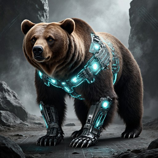 Download Biomechanical Bovine Portrait Image - Cybernetic, Bovine ...
