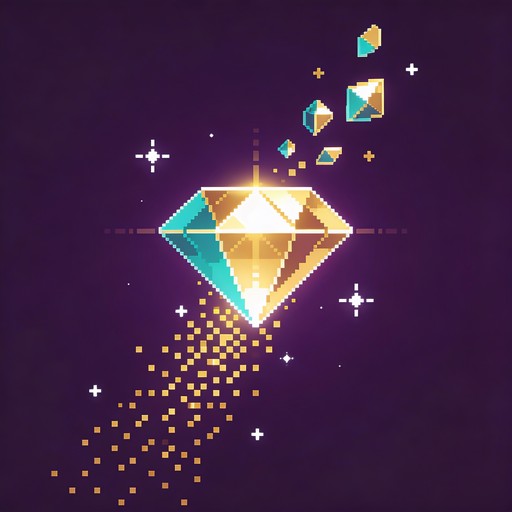 Rotating Pixel Diamond Free Ascending Diamond Energy Image - Pixel, Diamond, Retro | Download ...