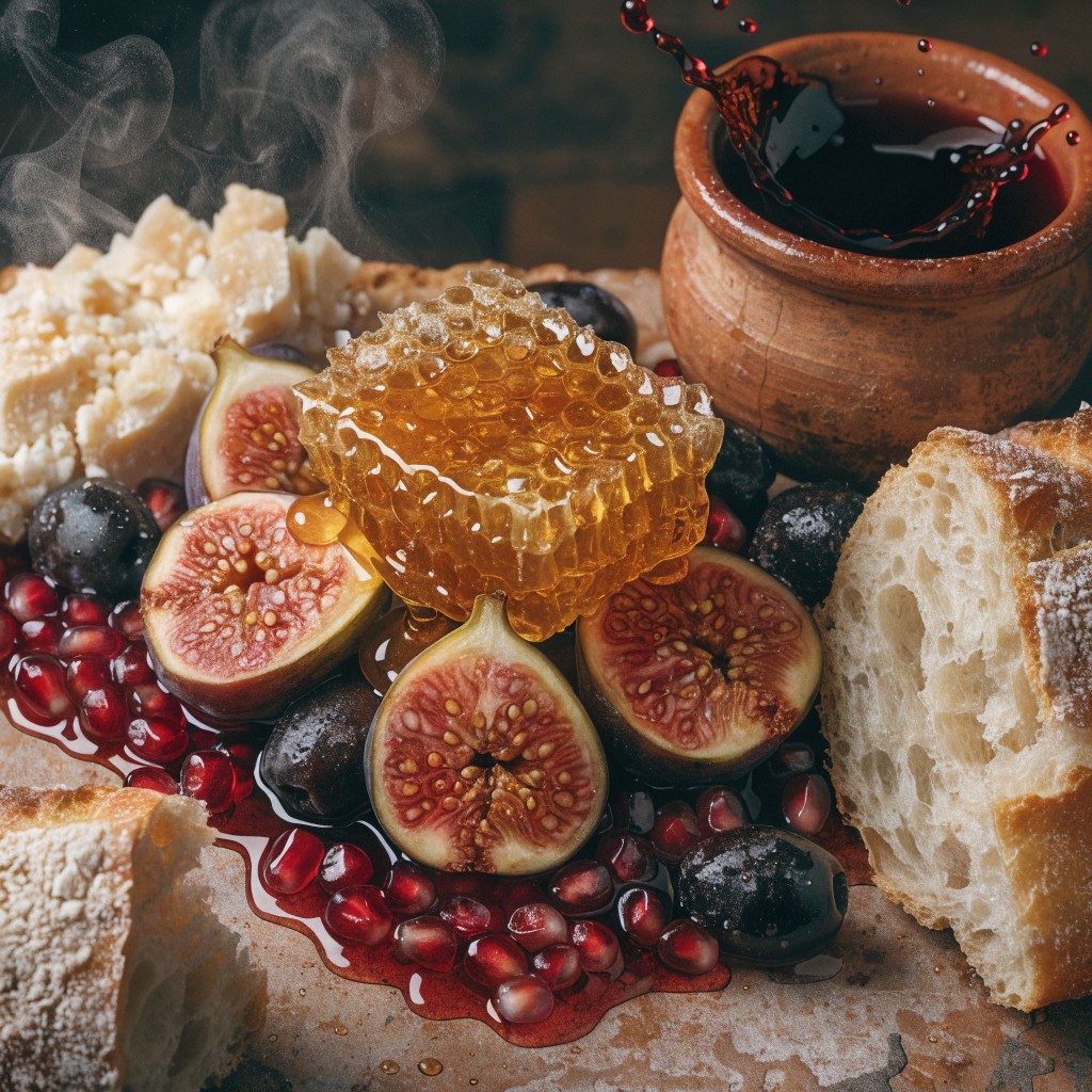Free Ancient Roman Feast Image - Honeycomb, Figs, Olives | Download at ...
