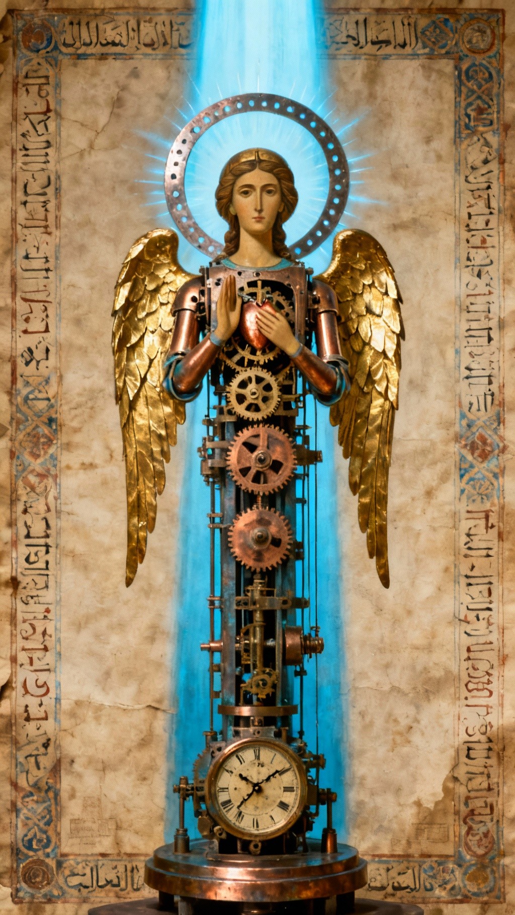 Free Sacred Clockwork Angel Image - Automaton, Clockwork, Byzantine ...