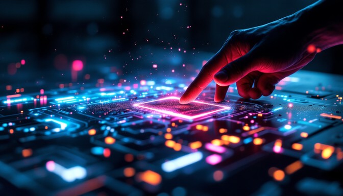 Free Digital Touch Interface Image - Holographic, Cyberpunk, Futuristic ...
