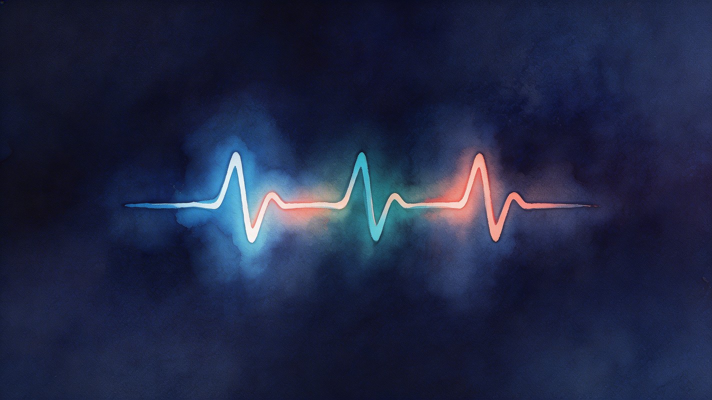 Human Pulse Color Free Vital Signs Glow Image - Watercolor, Heartbeat, Pulse | Download ...