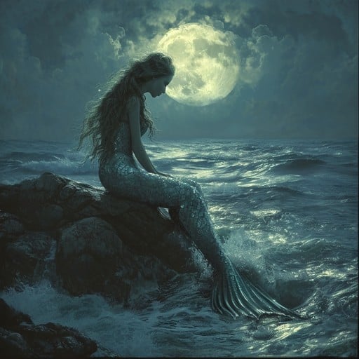 free-moonlit-mermaid-solitude-image-mermaid-moonlight-solitude