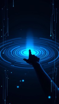 Touch Ripple Video Stock Free Digital Touch Ripples Image - Cyberpunk, Digital, Hand | Download ...