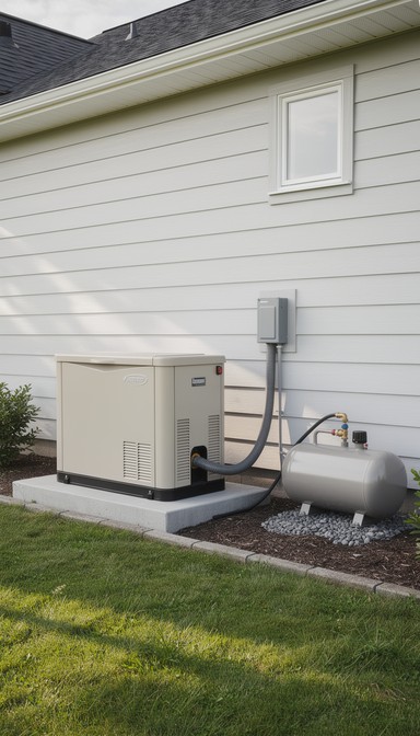 Free Backup Generator Installation Image - Generator, Propane, Backup ...