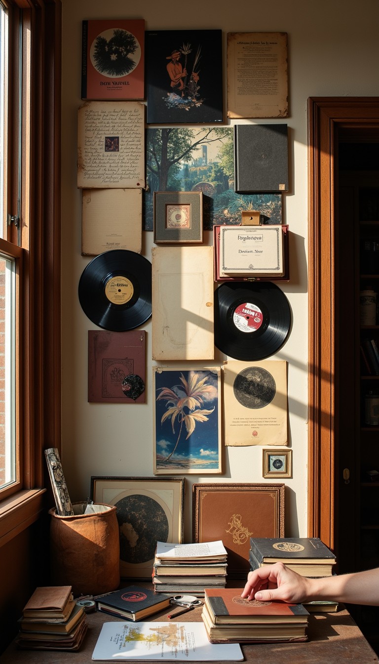 Free Nostalgic media wall Image - Vinyl, Records, Frames | Download at ...