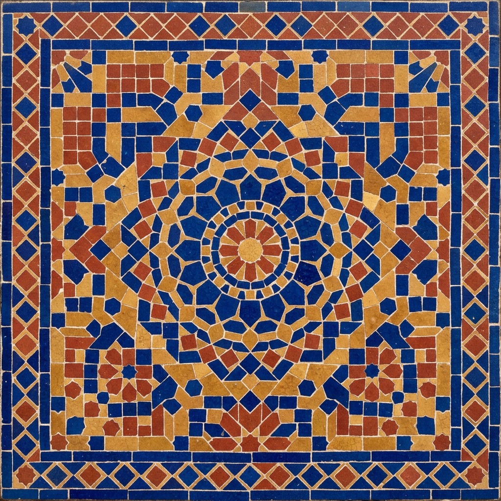 Geometric Mosiac Texture Free Geometric Mosaic Masterpiece Image - Mosaic, Tilework, Geometric ...