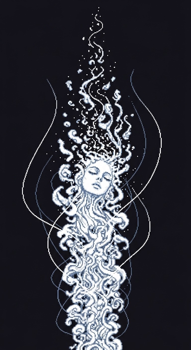 Free Pixelated Spirit Rising Image - Ethereal, Smoke, Spiritual ...