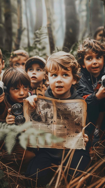 Free Kids Exploring Map Image - Children, Adventure, Map | Download at ...