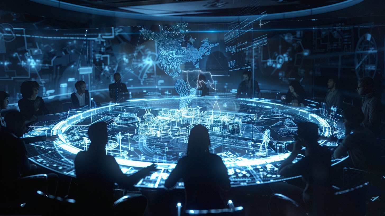Free Futuristic Command Center Image - Technology, Innovation ...