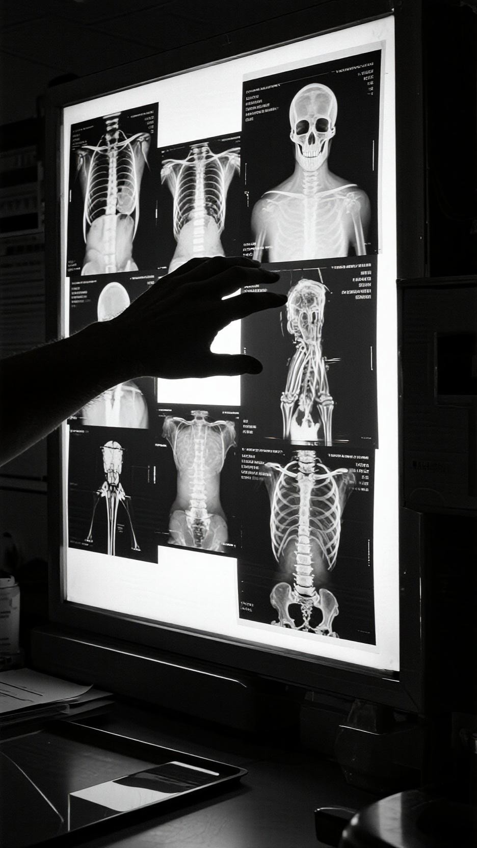 Free Illuminated skeletal study Image - Radiograph, Skeleton, Medical ...